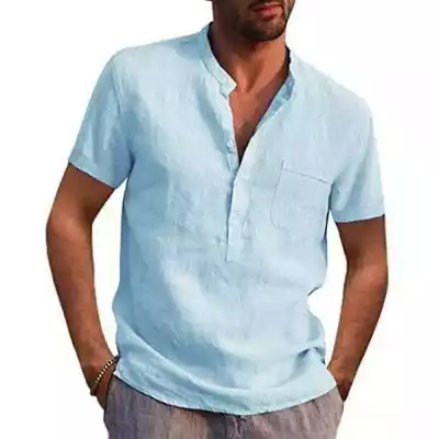 Mssugar Męski T-shirt z krótkim rękawem  Podobne : Mssugar Męski 3 Piece 1 Button Solid Color Suit Jacket Wedding Formal Blazer Czarny XL - 2713213