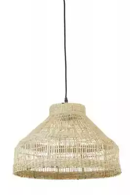 Lampa wisząca Latika 45x30 cm naturalna Podobne : Lampa wisząca TIFFANY 200 biała mosiądz / naturalne pióra - 36406