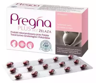Pregna plus bez żelaza   30 kapsułek DZIECKO > Dla MAMY > Zdrowie mamy > Witaminy i minerały dla kobiet w ciąży i mam > Zestawy witamin dla kobiet w ciąży i mam