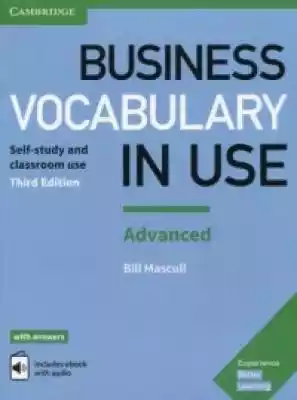 Business Vocabulary in Use Advanced Podobne : Cambridge English Business 5 Preliminary Students Book with Answers - 664731