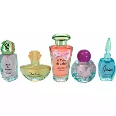 Komplet prezentowy perfum francuskich Ch Podobne : Komplet prezentowy perfum francuskich Charrier Parfums DR202, 5 szt. - 276228