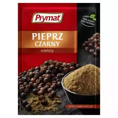 Prymat - Pieprz czarny mielony Produkty spożywcze, przekąski/Olej, oliwa, ocet, przyprawy/Sól, pieprz, przyprawy