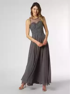 Laona - Damska sukienka wieczorowa, szar Podobne : Elaganckie lejące spodnie z szerokimi nogawkami z wiskozy - sklep z odzieżą damską More'moi - 2452