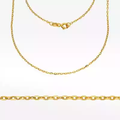 Łańcuszek ze złota 45cm rolo pełny Biżuteria złota > Łańcuszki złote