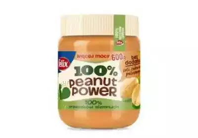 FELIX Peanut Power 100% 600g Podobne : Nutura Pasta Orzechowa Z Kawałkami Orzeszków 470G - 135365