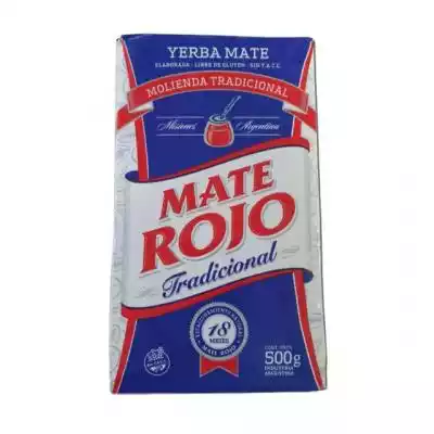 Yerba Mate-Mate Rojo Tradicional 500g