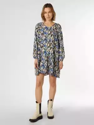 Przewiewna sukienka SC-Joleen 2 marki soyaconcept® z kwiatowym wzorem zapewnia świeży akcent w codziennej garderobie.