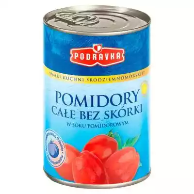 Podravka Pomidory całe bez skórki 400 g Artykuły spożywcze > Sosy, oleje, ocet > Sosy i dressingi