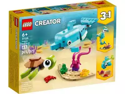 Klocki LEGO Creator 3w1 Delfin i żółw 31 Podobne : Lego Creator 3 w 1 31058 Potężne dinozaury - 3110549