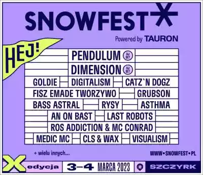 SnowFest Festival Powered By Tauron 2023 edycji