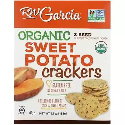 Rw Garcia Cracker Sweet Potato Org,  Skrzynka 6 X 5, 5 uncji (opakowanie 3)