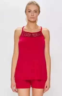54/2-215/714 piżama damska (czerwony) Podobne : Cat piżama damska kr.kr. SAL-PY-1165.II (czarno-różowy) - 431397