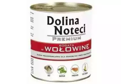 Dolina Noteci Pies Puszka 400G Wołowina Podobne : DOLINA NOTECI Premium bogata w dorsza z brokułami - mokra karma dla psa - 400g - 88433