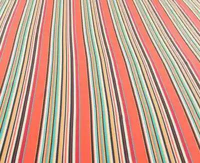 Tkanina wiskoza kolorowe pasy (2744) Podobne : Tkanina Wiskoza – Różowe Malibu - 48725