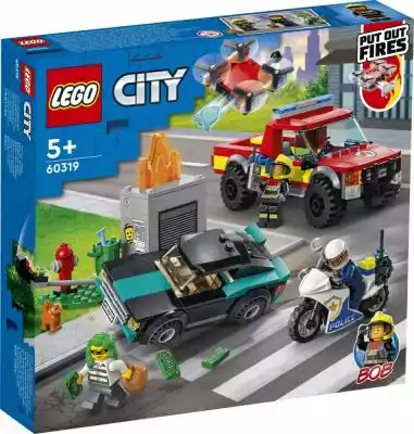 Lego City 60319 Podobne : Lego 60319 City Akcja strażacka i policyjny pościg - 3055472