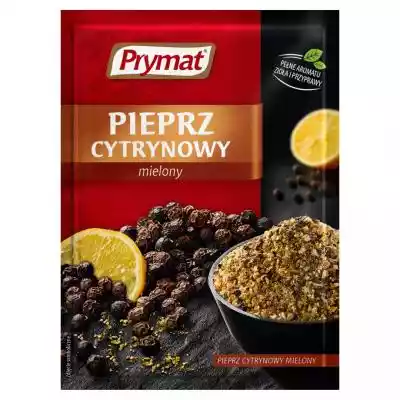 Prymat - Pieprz cytrynowy mielony Podobne : PRYMAT Pieprz czarny grubo mielony 15g - 253386