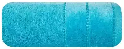 Mari to klasyczny ręcznik stworzony z wysokiej jakości materiału. Elegancji dodaje mu jednobarwna powierzchnia o głębokim turkusowym kolorze oraz welurowa bordiura.