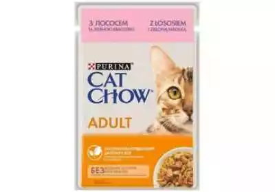 Purina Cat Chow Sasz. 85G Łosoś I Zielon Podobne : Purina Dog Chow Adult Chicken, kurczak - 2 x 14 kg - 341131