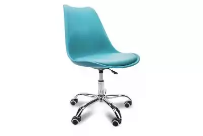 Niebieskie krzesło obrotowe MOTUS Meble tapicerowane > Krzesła > Krzesła obrotowe