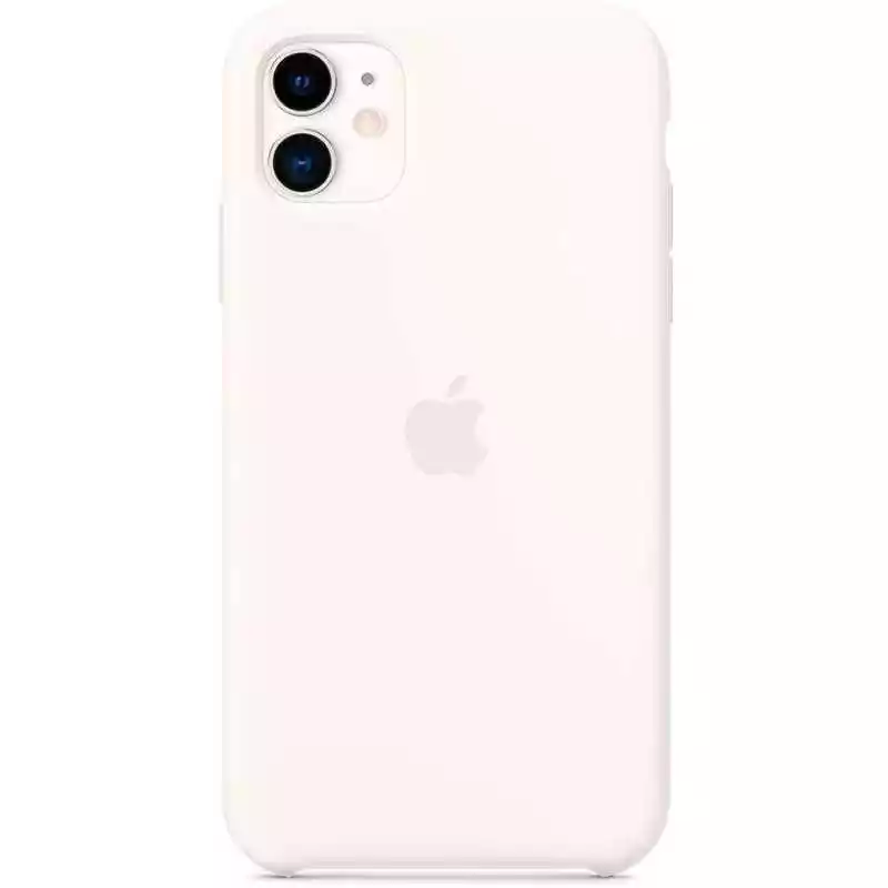 Etui Silikonowe Apple do iPhone 11 Biały  ceny i opinie