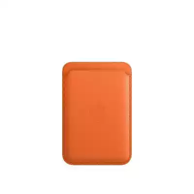 Apple Portfel skórzany z MagSafe do iPho Podobne : Apple Portfel skórzany z MagSafe do iPhone - pomarańczowy - 390317