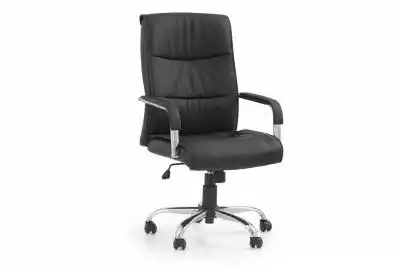 Fotel obrotowy do biura czarny BISCO Meble tapicerowane > Krzesła > Krzesła obrotowe