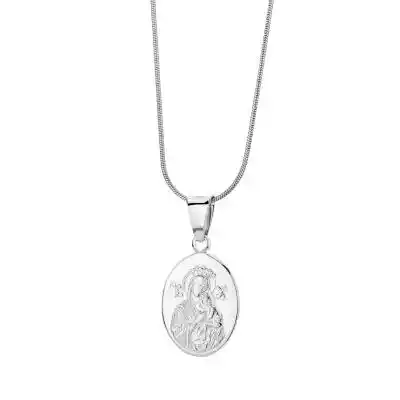 Medalik srebrny Matka Boska z Dzieciątki Dewocjonalia
