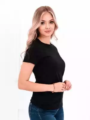 T-shirt damski basic 001SLR - czarny
 -  Podobne : T-shirt damski z błyszczącym nadrukiem T-LINKI - 27412
