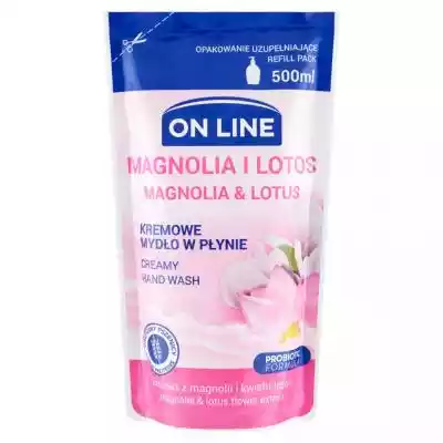 ON LiNE - Mydło w płynie magnolia i lotos opakowanie uzupełniające