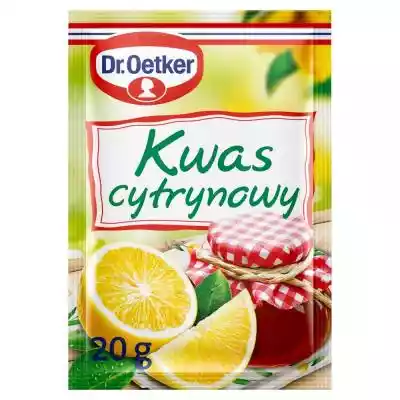 Dr. Oetker Kwas cytrynowy 20 g Podobne : Nutridrink  smak owoce leśne 4 x 125 ml - 38888