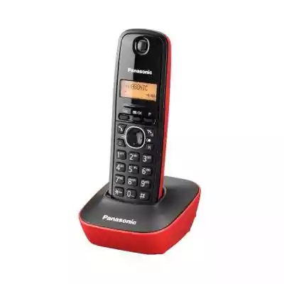 Panasonic KX-TG1611 Dect/RED Smartfony i lifestyle/Smartfony i telefony/Telefony stacjonarne