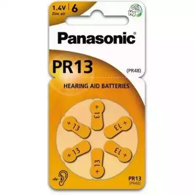 Baterie PR13 PANASONIC (6 szt.) Podobne : Panasonic - Bateria litowe mini CR2032 - 71236