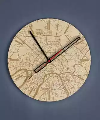 Dekoracyjny, drewniany zegar na ścianę - Podobne : Miasto potencjalne. Warszawa w latach 1945 1980 w wybranych utworach prozy polskiej - 519324