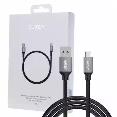 AUKEY CB-CD2 nylonowy kabel Quick Charge Podobne : Muuvo Quick 3.0 Steel Grey Głęboko Spacerowy - 21389