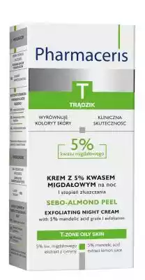 Pharmaceris T sebo - almond peel krem z  TWARZ > Kremy > Kremy na noc