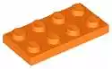 Lego 3020 plytka 2x4 pomarańczowy 2 szt N