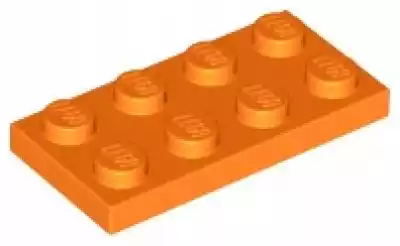 Lego 3020 plytka 2x4 pomarańczowy 2 szt  Podobne : Lego Płytka z krawędzią 1x2 32028 brązowa 4 szt. - 3091283