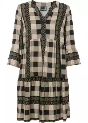 Sukienka koszulowa z falbanami Podobne : Sukienka koszulowa z koronką i wiązanym paskiem - 449889