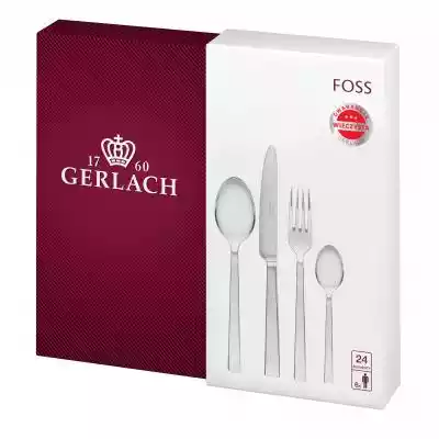 GERLACH - Komplet sztućców Gerlach Foss  Podobne : GERLACH -  Zestaw 5 Noży w bloku - 69472