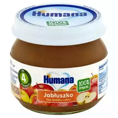 Humana 100% Organic Jabłuszko po 4. mies Dziecko > Żywność dla dzieci > Desery, ciastka