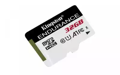 Karta High Endurance microSD firmy Kingston to karta o wysokiej trwałości,  przystosowana do wysokich obciążeń operacjami zapisu danych,  na przykład w domowych systemach monitoringu wideo i zabezpieczeń oraz w kamerach samochodowych i osobistych. Karta zapewnia do 20 000 godzin idealnie p