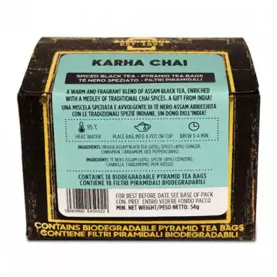 Odkryj tę pikantną mieszankę całkowicie naturalnych zapachów ze Wschodu! Baza czarnej herbaty Assam jest tu wzbogacona o cynamon,  imbir,  kardamon i czerwone ziarna pieprzu. Podobnie jak wszystkie mieszanki od 
