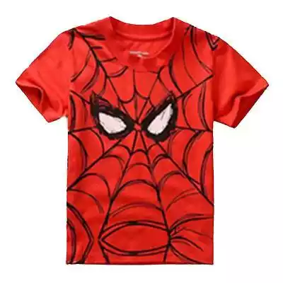 Mssugar Kids Boys Superhero Spiderman T- Podobne : Mssugar Kids Boys Superhero Spiderman T-shirt Letnia koszulka z krótkim rękawem Top Czerwony 5-6 Years - 2783649