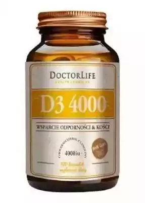 Doctor Life Vitamin D3, 4000 120 kapsułe doctor life