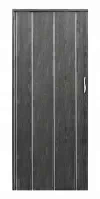 Drzwi Harmonijkowe Przesuwne Dąb Grafit 008P 80 cm