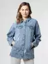 Noisy May - Damska kurtka jeansowa – Fiona, niebieski