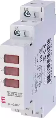 Sygnalizator obecności napięcia SON H-3R Podobne : M22-LEDC-W Dioda Led biała U=24V moc. tył 216560 E - 1917560