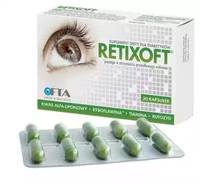 Retixoft  30 kapsułek ZDROWIE > Oczy > Suplementy wzmacniające wzrok