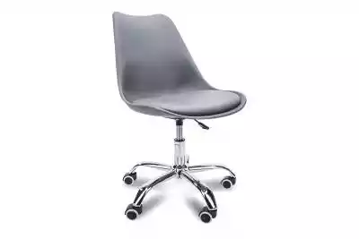 Szare krzesło obrotowe MOTUS Meble tapicerowane > Krzesła > Krzesła obrotowe