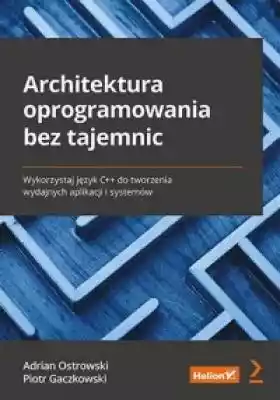Architektura oprogramowania bez tajemnic Podobne : Projektowanie stóp fundamentowych Jacek Pieczyrak - 1184472